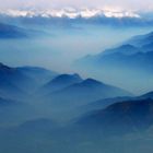 Blaue Berge vor Bergamo