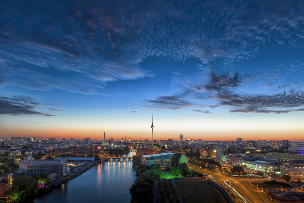 Blaue Berliner Mitte