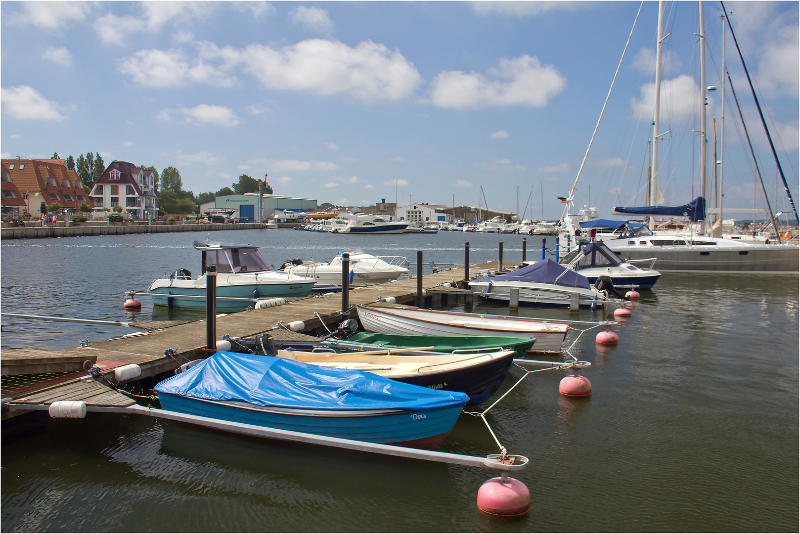 blaue boote auch in wiek