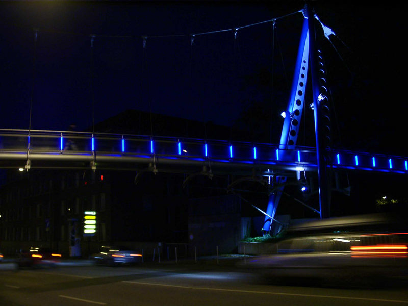 Blaue Brücke - blaue Stunde