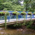 Blaue Brücke im Kurpark Bad Krozingen