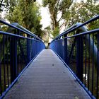 Blaue Brücke über die Rems