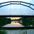 Blaue Brücke zur blauen Stunde 1