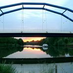 Blaue Brücke zur blauen Stunde 1