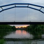 Blaue Brücke zur blauen Stunde 2