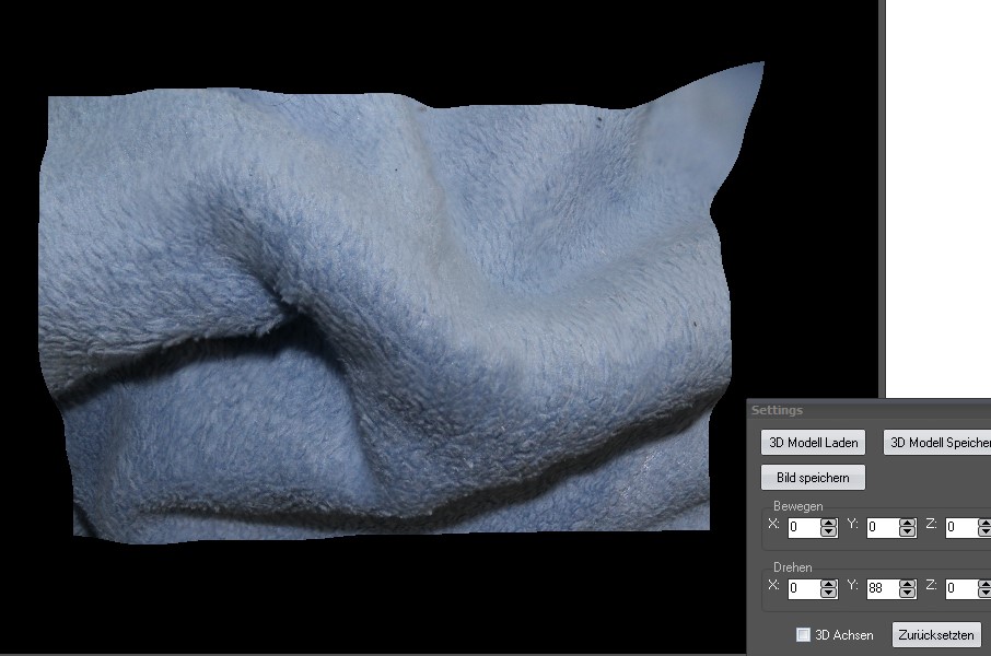 Blaue Decke 3D Generierung aus Heightmap 1 von 5