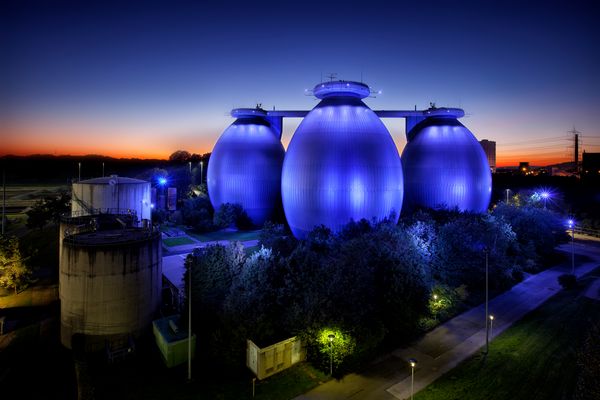 Blaue Eier IV – Klärwerk Bottrop
