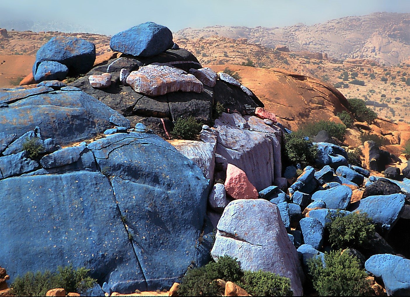 Blaue Felsen