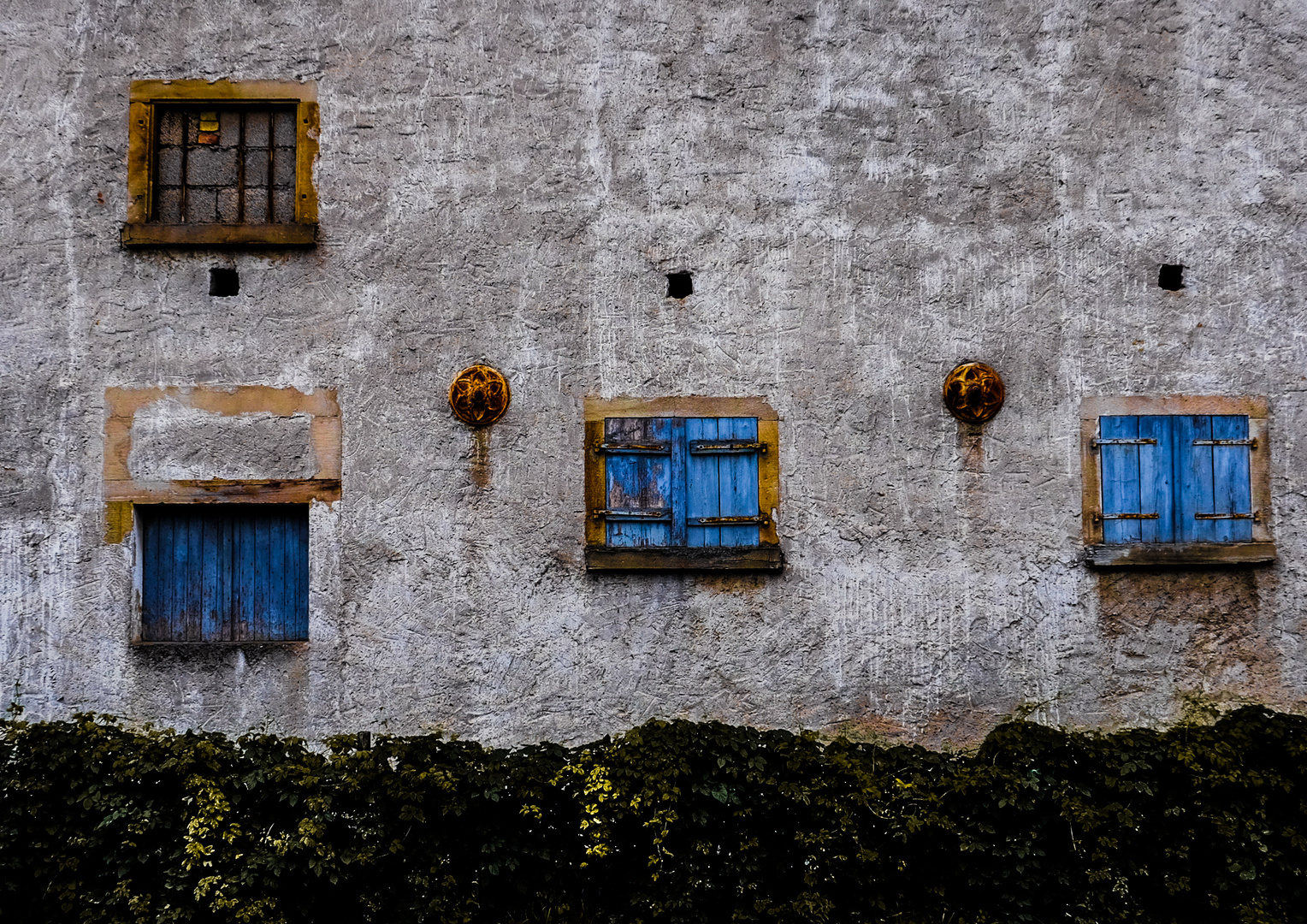 Blaue Fenster