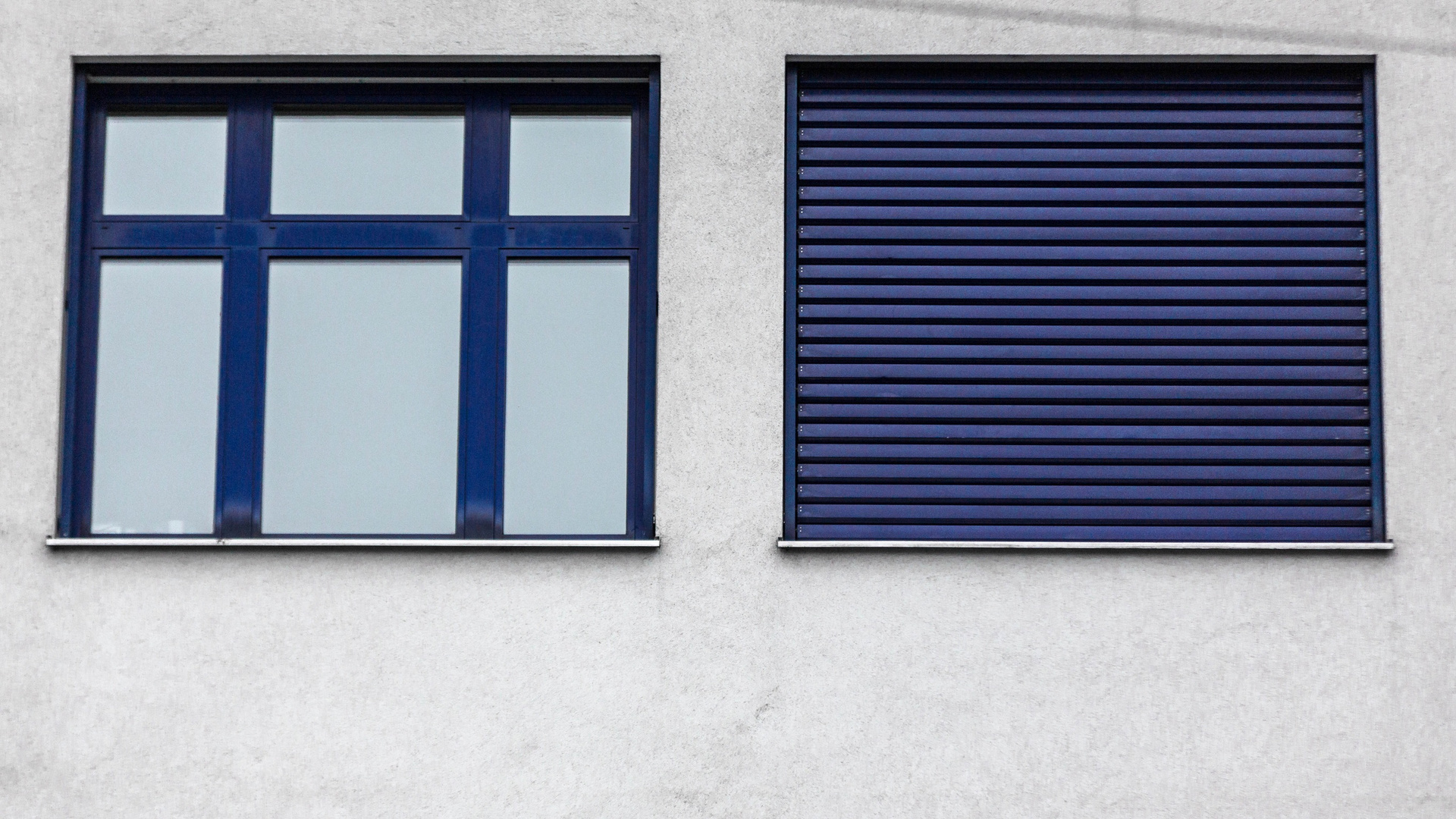 Blaue fenster Foto & Bild abstraktes, farben, linien