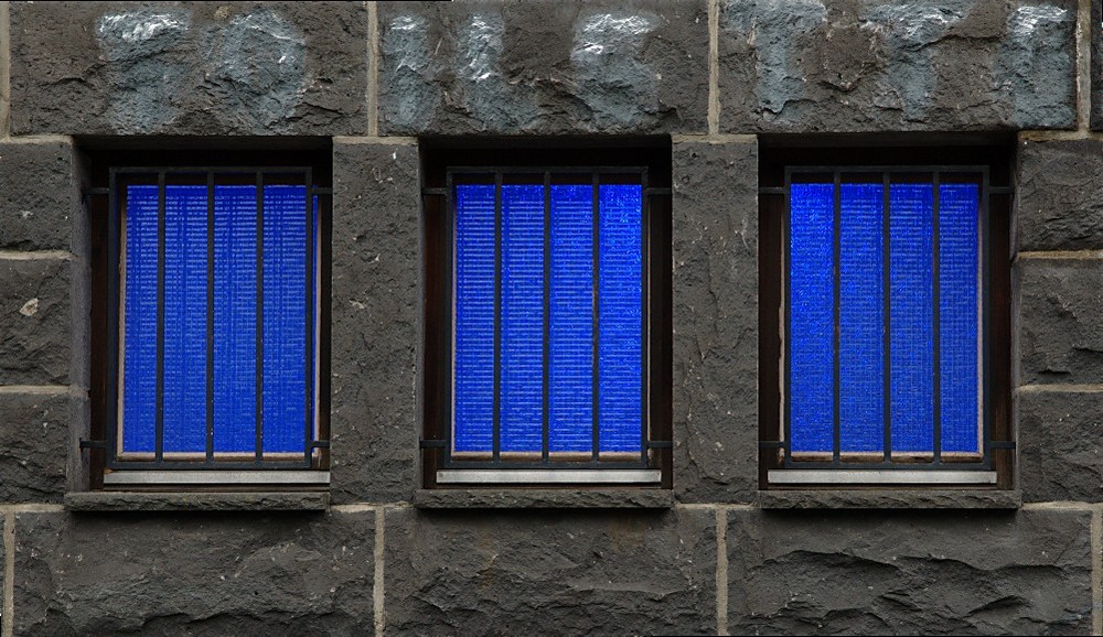 Blaue Fenster