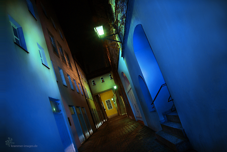 Blaue Gasse ...