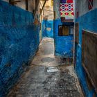 Blaue Gasse in der Medina von Fes