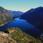 Blaue Lagune .....  in den Alpen ? - oder  - " Nur "... der Plansee