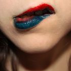 Blaue Lippen sind zum Küssen da