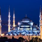 Blaue Moschee in blauer Stunde