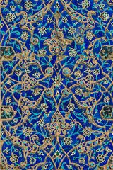 Blaue Moschee von Täbris: Wunderbare Fliesenmosaike am Eingangsiwan (2)