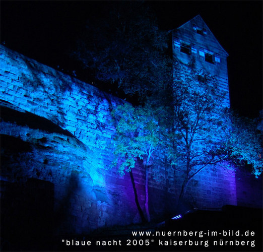 "blaue nacht" 2005 kaiserburg nürnberg von Fotograf Feel Nürnberg