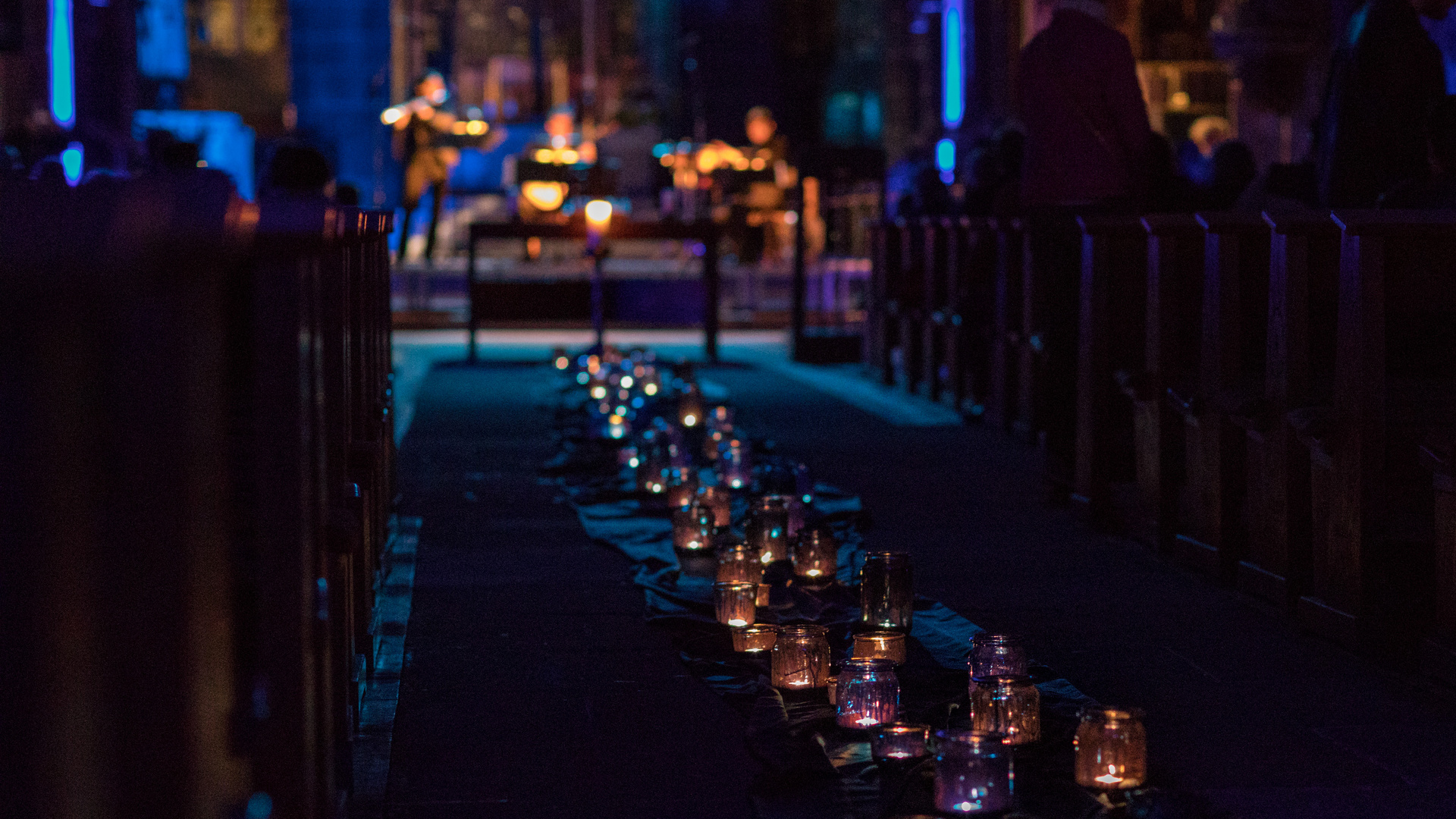 Blaue Nacht 2017, Nürnberg, St. Lorenz: Oase der Stille