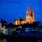 Blaue Nacht in Regensburg