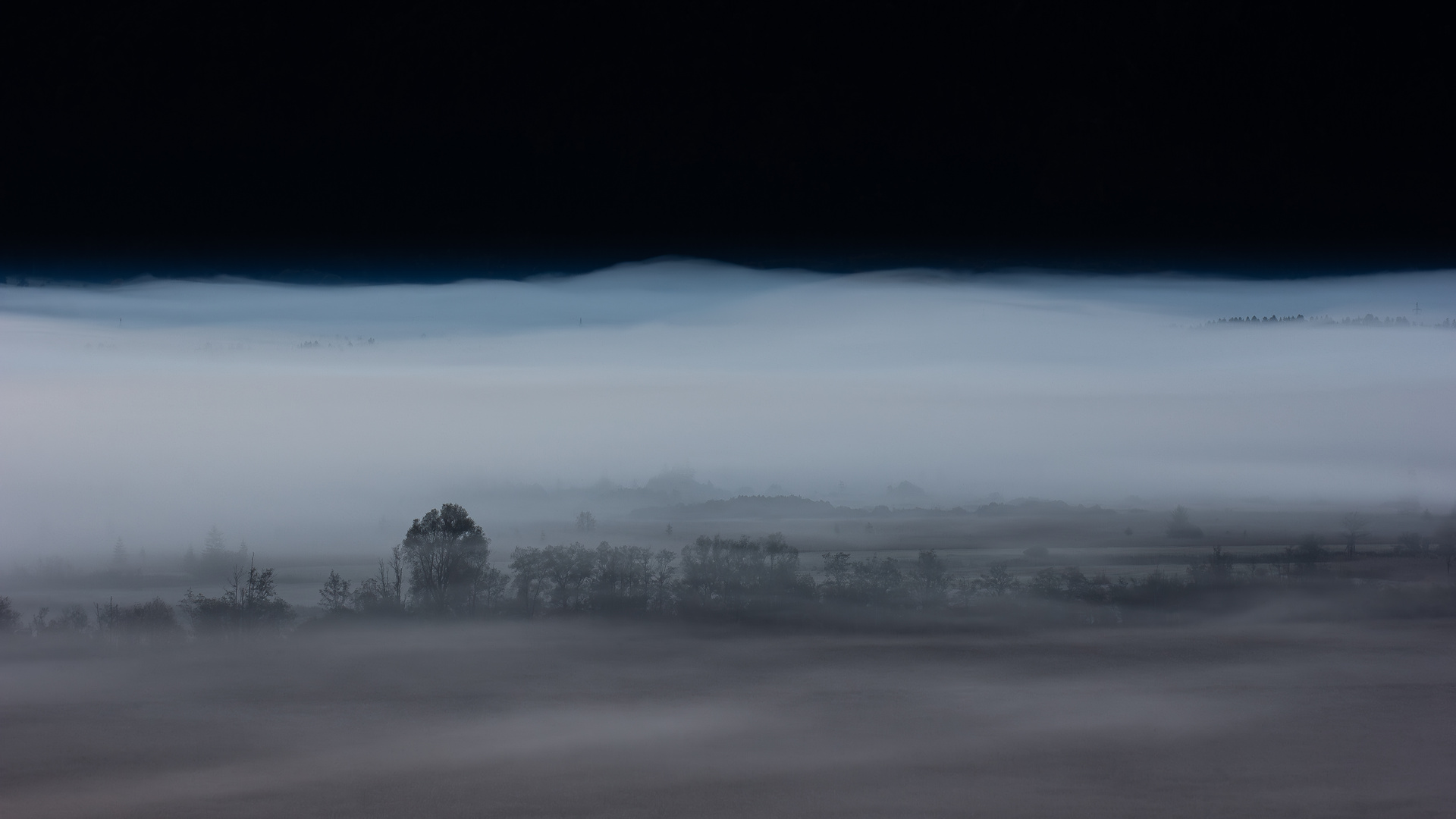 blaue Nebel