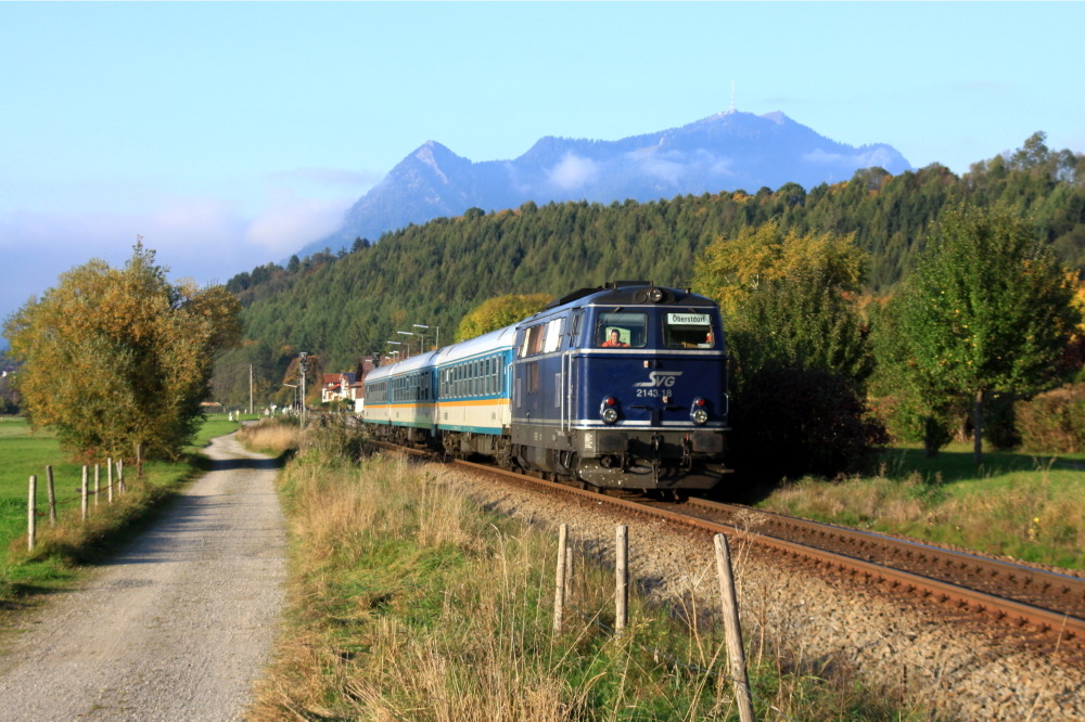 Blaue Österreicherin in Bayern