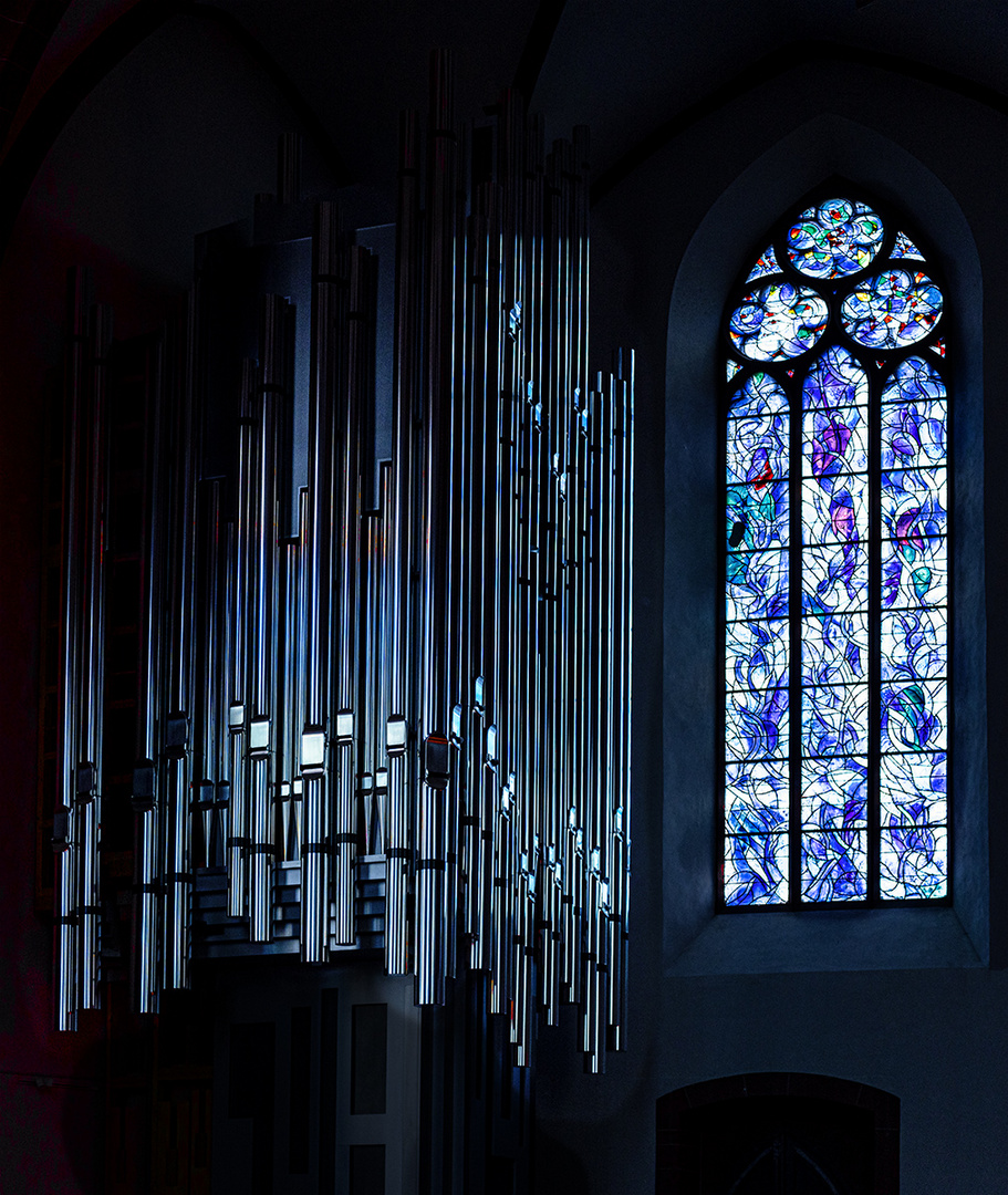 "blaue Orgel"