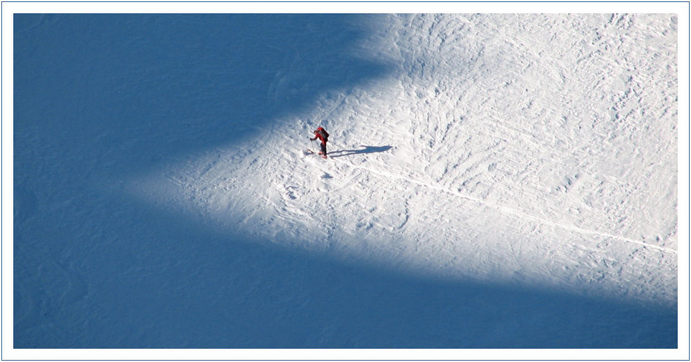 blaue Schatten