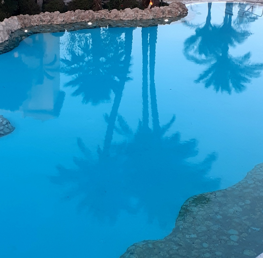 Blaue Schatten