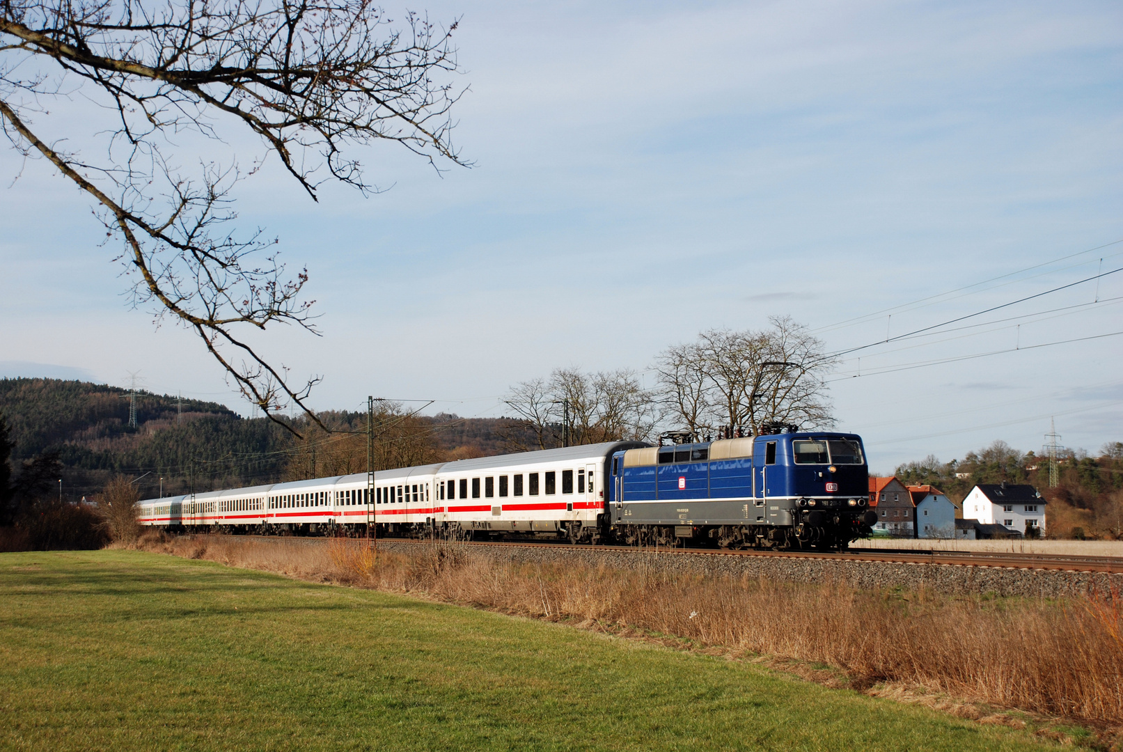 Blaue Schönheit im Fuldatal