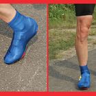 blaue Schuhe