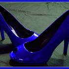 blaue Schuhe