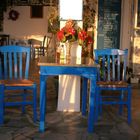 Blaue Sessel