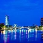 Blaue Skyline Frankfurt am Main