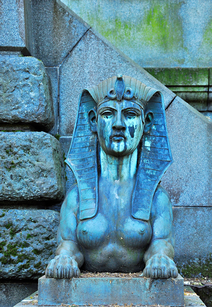 blaue Sphinx