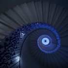 Blaue Spirale