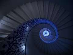 Blaue Spirale