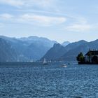 Blaue Stimmung am Traunsee.