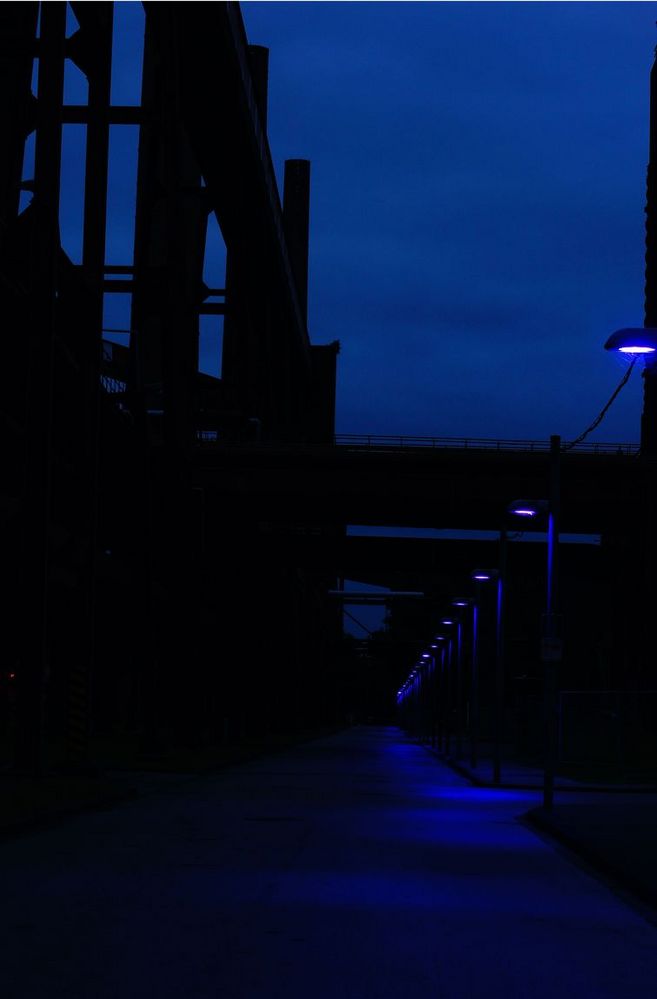 Blaue Straße - Zeche Zollverein