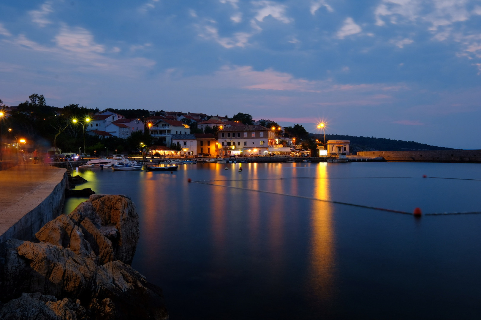 Blaue Stund auf der Insel Krk