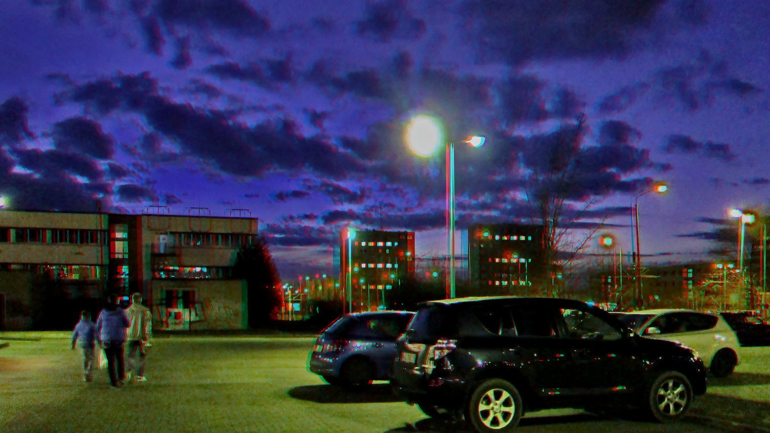 Blaue Stunde (3D-Foto)