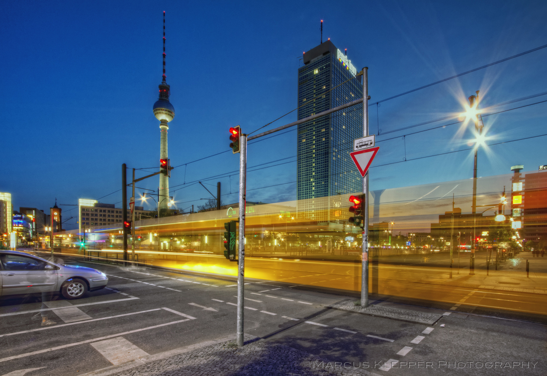 Blaue Stunde Alexanderplatz