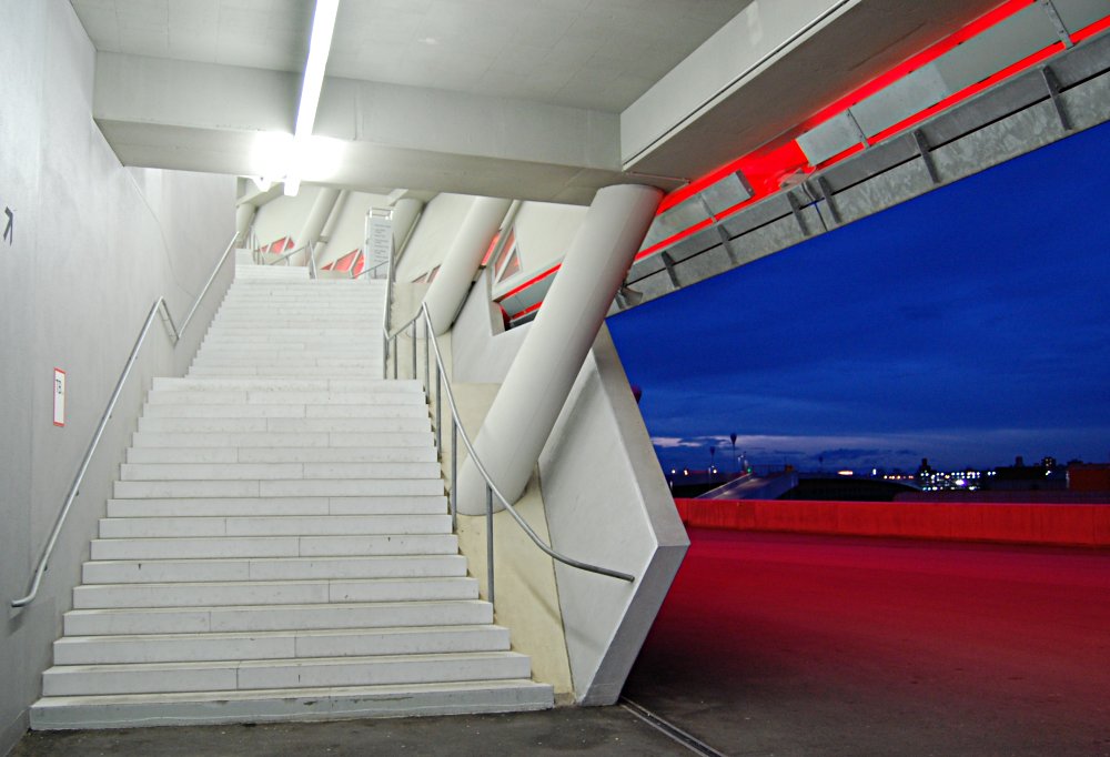 Blaue Stunde Allianz Arena Innenansicht