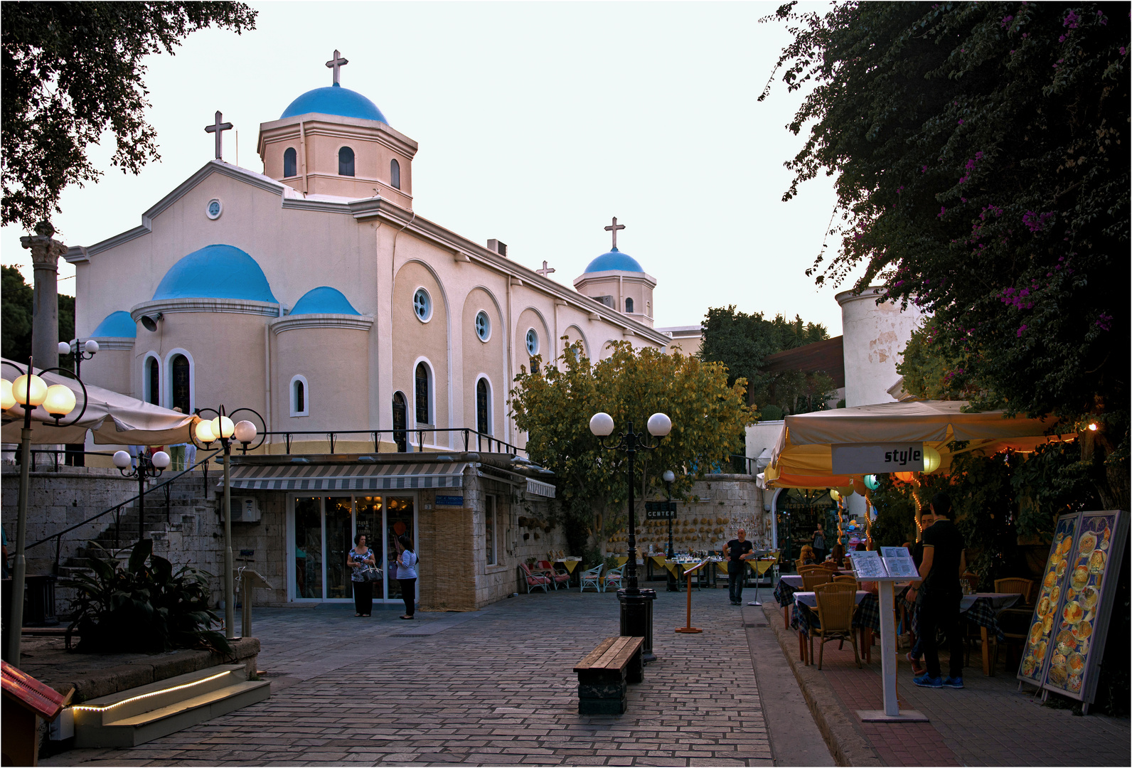 Blaue Stunde Altstadt Kos