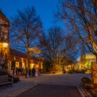 Blaue Stunde am Adventsmarkt