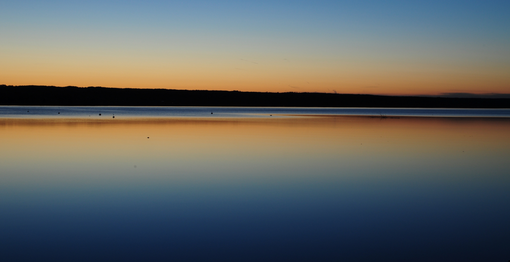 blaue stunde am Ammersee...