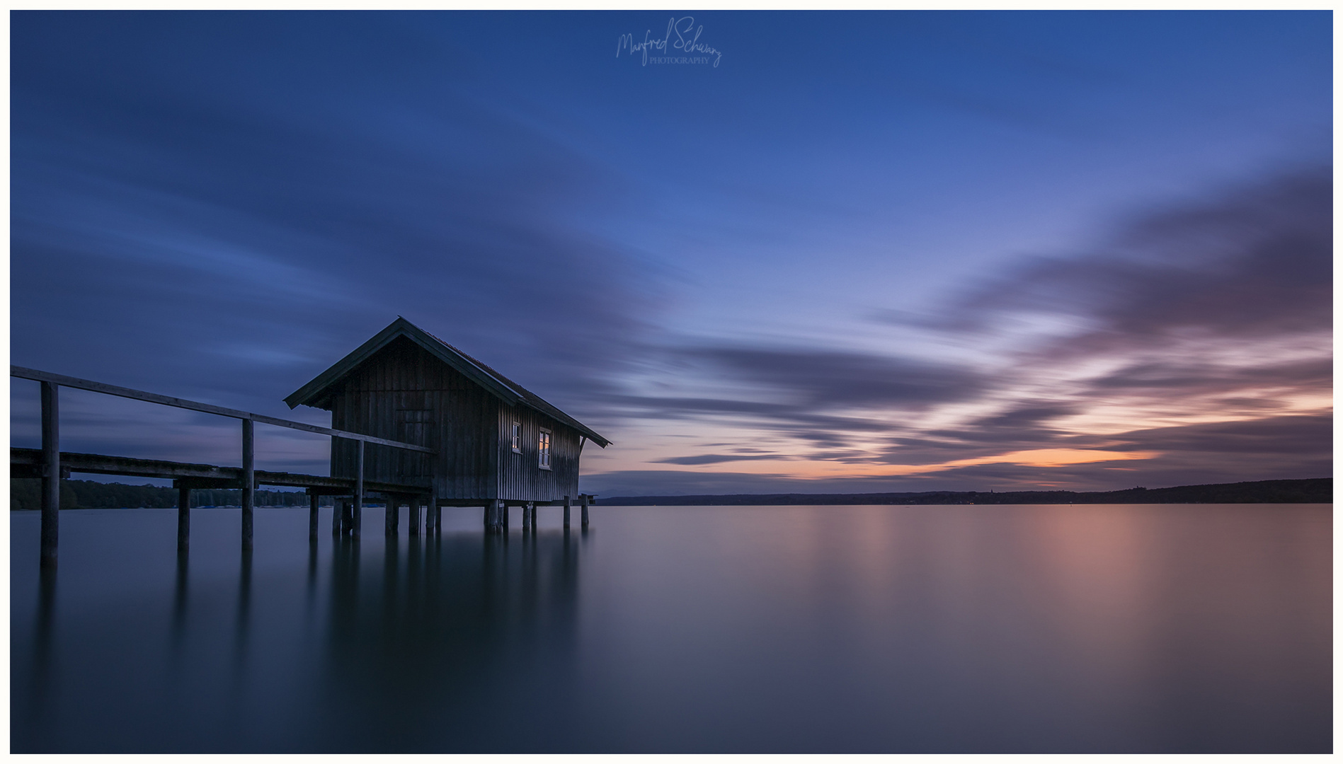 blaue Stunde am Ammersee