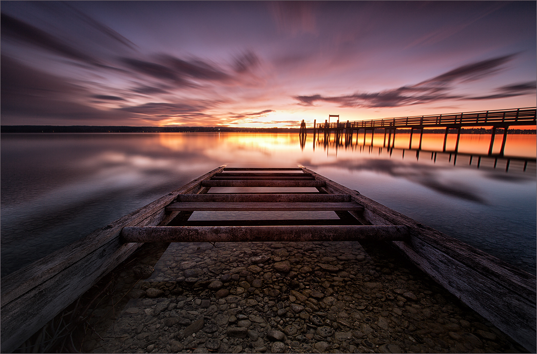 Blaue Stunde am Ammersee