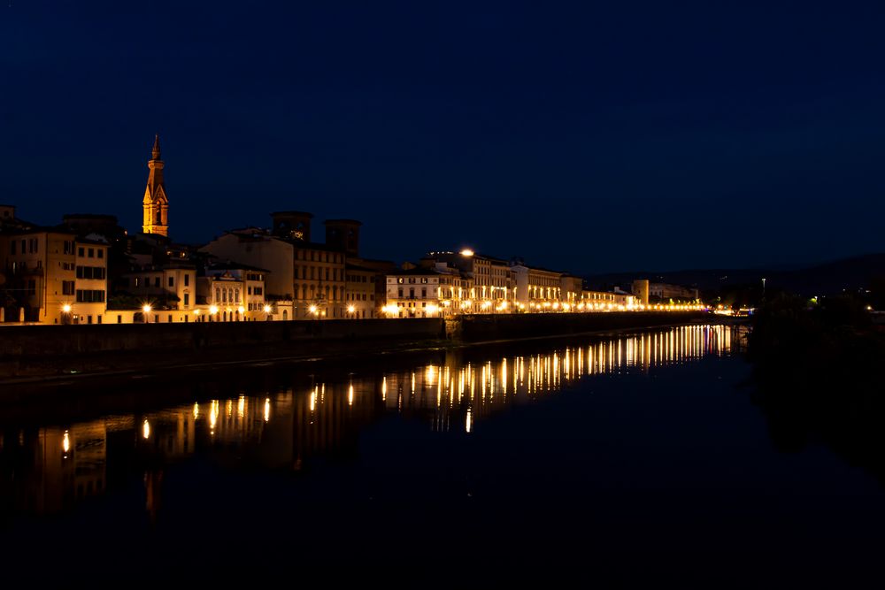 Blaue Stunde am Arno