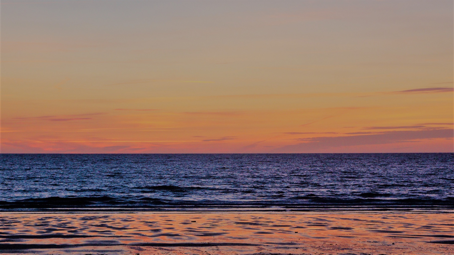 Blaue Stunde am Atlantik